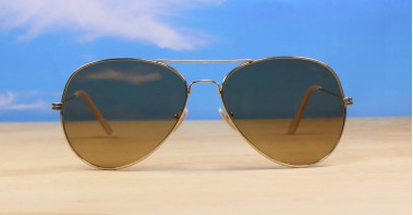 Gold Brown Aviator