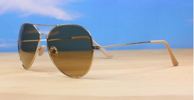 Gold Brown Aviator