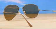 Gold Brown Aviator Aviator sunglasses L1106-GB