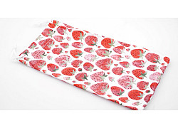 Strawberry microfibre soft case with string pull