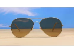 Gold Brown Aviator