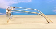 Vintage-style unisex blue blocker glasses with high-quality steel hinges
