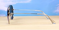 Bob Aviator polarised sunglasses with silver or gold frames and full revo mirror lenses