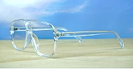 Large aviator blue blocker glasses in black, tortoise or clear with quality steel hinges