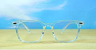 Classic rectangular anti blue light glasses in black, tortoise or clear with sturdy steel hinges