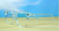 Classic rectangular anti blue light glasses in black, tortoise or clear with sturdy steel hinges