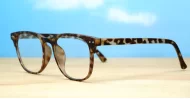 Classic black blue light glasses with smart gold detailing and strong steel hinges