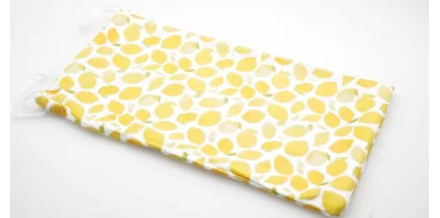 Lemon microfibre soft case with string pull