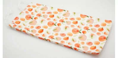 Orange microfibre soft case with string pull