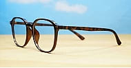 Rounded tortoise computer glasses with robust steel hinges