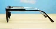 Arlo Black vintage polarised sunglasses super dark lenses UV400