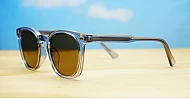Manu small round vintage polarised sunglasses inner core wire temples several colours