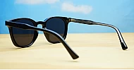 Manu small round vintage polarised sunglasses inner core wire temples several colours