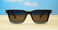 Amiri Black polarised sunglasses gradient black frames Grey lenses