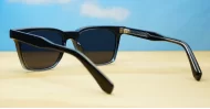Amiri Black polarised sunglasses gradient black frames Grey lenses