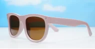 Bold chunky round polarised sunglasses in polycarbonate — Nova by iPOP