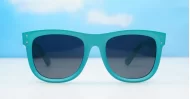 Bold chunky round polarised sunglasses in polycarbonate — Nova by iPOP