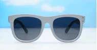 Bold chunky round polarised sunglasses in polycarbonate — Nova by iPOP