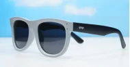 Bold chunky round polarised sunglasses in polycarbonate — Nova by iPOP