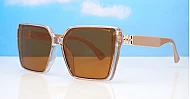 iPOP Duchess oversized square polarised sunnies in temple detail