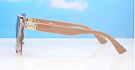 iPOP Duchess oversized square polarised sunnies in temple detail