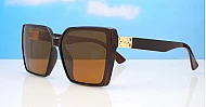 iPOP Duchess oversized square polarised sunnies in temple detail
