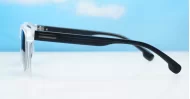 Ridge polarised sunglasses polycarbonate frames metal temple detailing