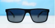 Ridge polarised sunglasses polycarbonate frames metal temple detailing