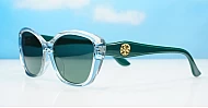 iPOP Maisie polarised soft cat eye sunglasses for women with gold inlay detail