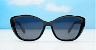 iPOP Maisie polarised soft cat eye sunglasses for women with gold inlay detail