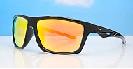 Vanguard matte black wrap polarised sunglasses revo mirror lenses fishing boating