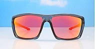 Vanguard matte black wrap polarised sunglasses revo mirror lenses fishing boating