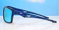 Vanguard matte black wrap polarised sunglasses revo mirror lenses fishing boating