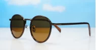 Troy classic round vintage metal polarised sunglasses unisex several colours