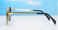 Troy classic round vintage metal polarised sunglasses unisex several colours