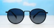 Troy classic round vintage metal polarised sunglasses unisex several colours
