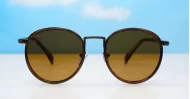 Troy classic round vintage metal polarised sunglasses unisex several colours