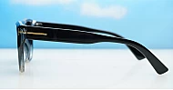 iPOP Juno large polarised cat eye sunglasses for women with gold inlay detail