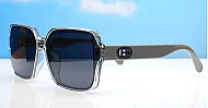  iPOP Willow women's rectangle polarised sunnies with super dark lenses