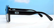  iPOP Willow women's rectangle polarised sunnies with super dark lenses