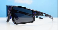 Outrider sports wrap polarised sunglasses wide temples side protection mirror lenses