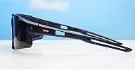 Outrider sports wrap polarised sunglasses wide temples side protection mirror lenses