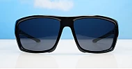 Vanguard matte black wrap polarised sunglasses revo mirror lenses fishing boating