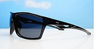 Vanguard matte black wrap polarised sunglasses revo mirror lenses fishing boating