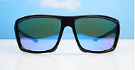 Vanguard matte black wrap polarised sunglasses revo mirror lenses fishing boating