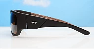 Outrider sports wrap polarised sunglasses wide temples side protection mirror lenses