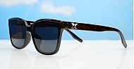 iPOP Skystep polarised cat eye sunnies in with silver temple detail