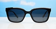 iPOP Skystep polarised cat eye sunnies in with silver temple detail