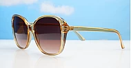 The Zaro bug-style UV400 sunglasses with generous coverage and stainless steel hinges