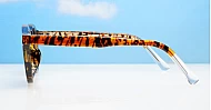  iPOP Audrey vintage round polarised sunnies in with silver detail